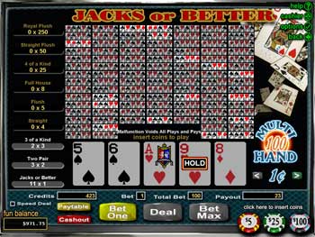 Play Online Video Poker