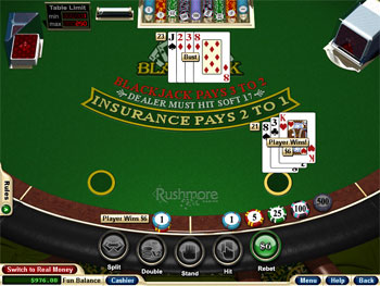 Play Online Blackjack